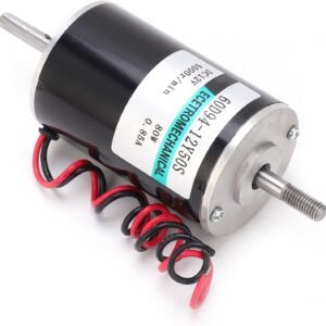 Motor DC 12V 5000RPM de Eixo de Saída Dupla 80W